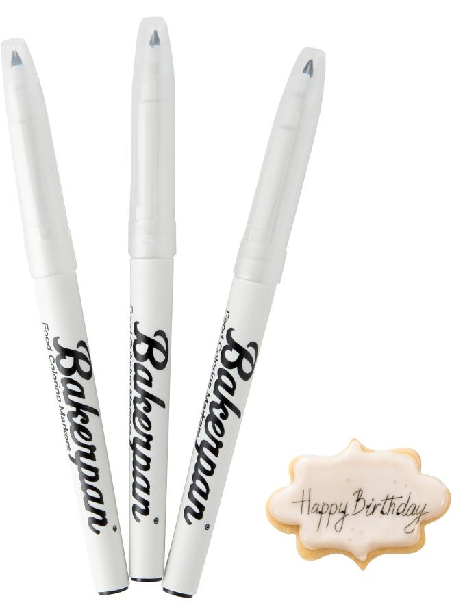 Bakerpan Food Coloring Markers Set of 3 - Image 1